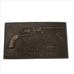 Brass buckle Colt Navy 36 CAL